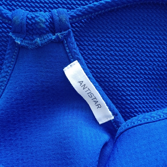 ⚡️SALE⚡️Antistar Cobalt Blue Scuba Maxi Dress with Slit - Picture 11 of 13